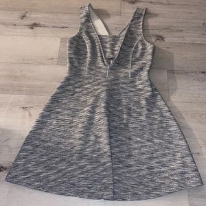 Grey Olive & Oak V-Neck Dress